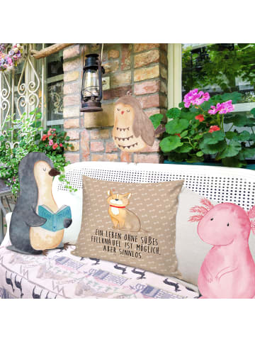 Mr. & Mrs. Panda Kuschel Kissen Hund Glück mit Spruch in Hundeglück