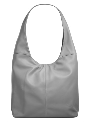 piké Shopper echt Leder in grau
