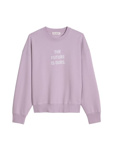 Marc O'Polo Woman's Day T-Sweatshirt loose in Dusty Lavender