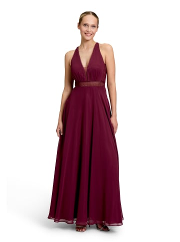 Vera Mont Abendkleid mit Spitze in Wild Ruby