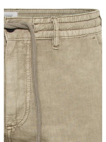 Camel Active Chino Shorts aus Baumwoll/Leinen-Mix in Khaki