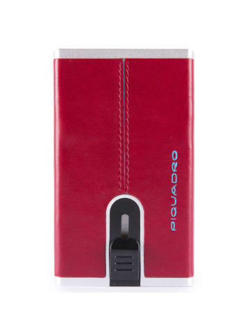 Piquadro Blue Square Kreditkartenetui RFID Leder 6 cm in red