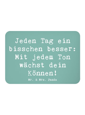 Mr. & Mrs. Panda Magnet Spruch Ein neues Musikinstrument lernen ... in Meeresbrise