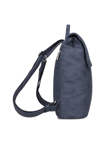 Zwei Mademoiselle.M Daypack 35 cm Laptopfach in nubuk blue