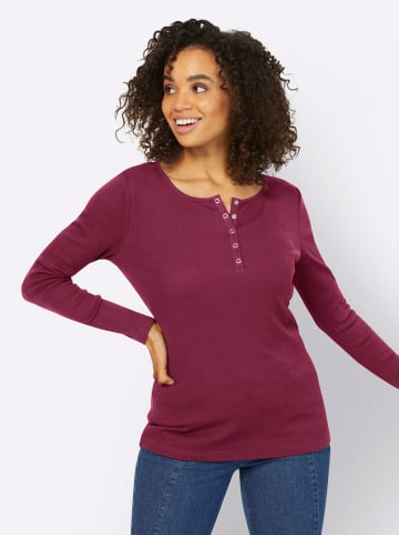 Heine Langarmshirt in bordeaux