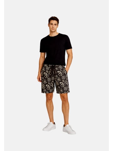 Only&Sons Shorts 'Cruz Seersucker' in schwarz