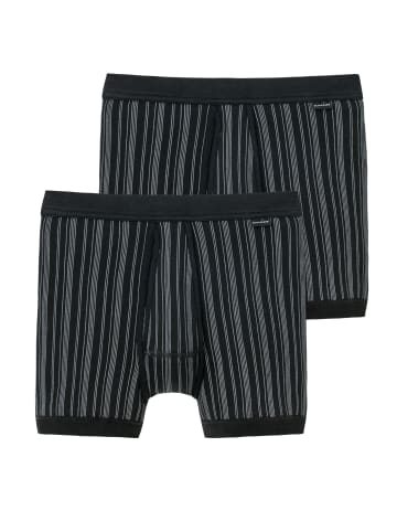 Schiesser Unterhose kurz Original Classics Feinripp in Schwarz