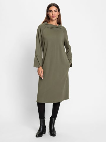 Heine Jerseykleid in khaki