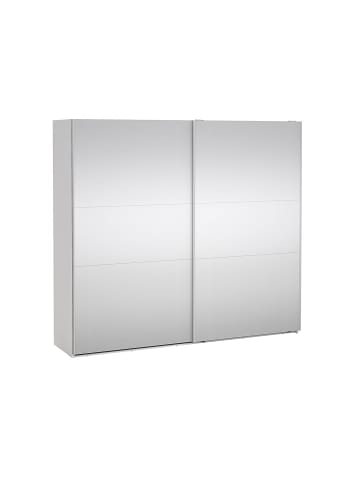 ebuy24 Schiebetürenschrank Como (2-türig) Weiß 244 x 67 cm