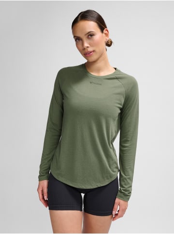 Hummel T-Shirt Raglanärmel Hmlmt Vanja Multisport Damen in DEEP LICHEN GREEN