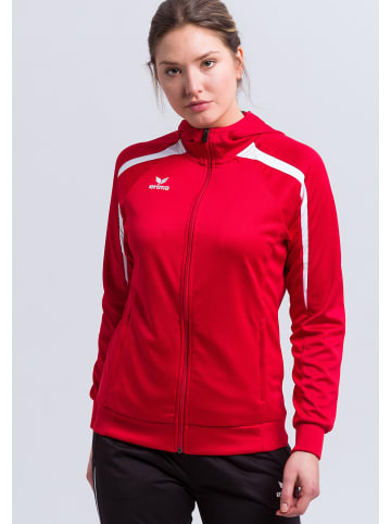 erima Liga 2.0 Trainingsjacke mit Kapuze in rot/dunkelrot/weiss