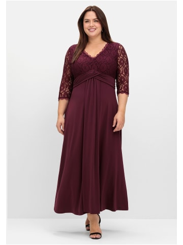sheego Abendkleid in burgund