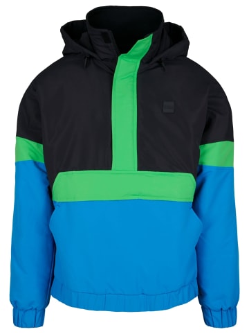 Urban Classics Windbreaker in black/cobaltblue