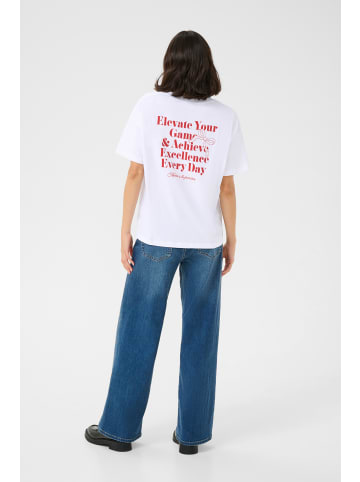 Kaffe T-Shirt kurzarm KAjenny Loose fit in Optical White