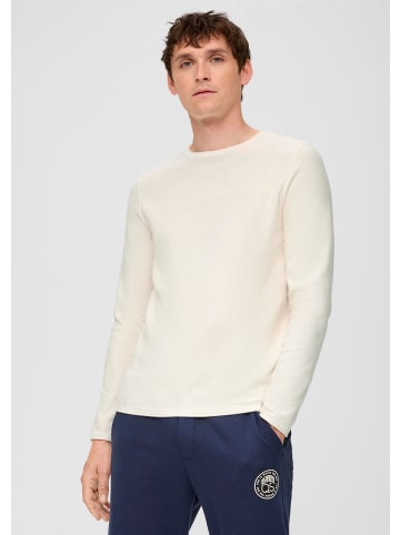 QS Strickpullover in 8000_helles beige