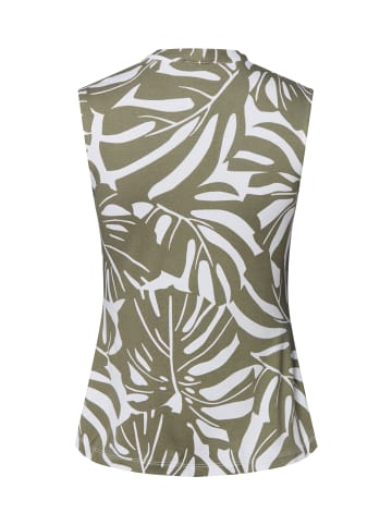 Olsen Top Edda in oliv weiß - 0001