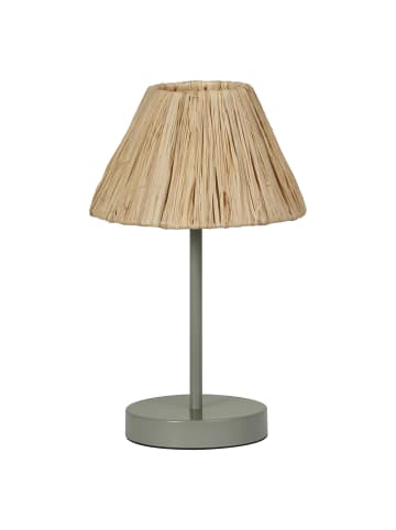 Osram Tischleuchte Decor Raffia grün-braun, E27, 200 mm