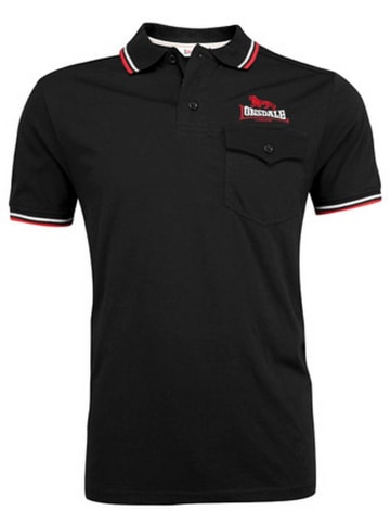 Lonsdale Polo "Lynton" in Schwarz