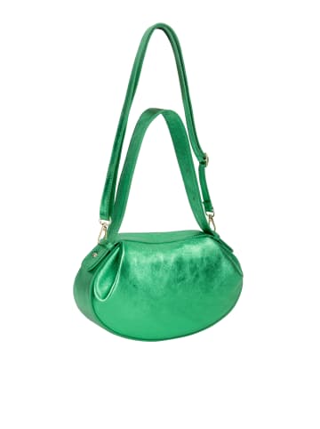 faina Handtasche in Laminat grün