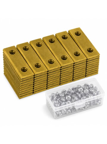 Praknu Titan-Mährobotermesser Set 30 St. Edelstahl scharf inkl. Schrauben