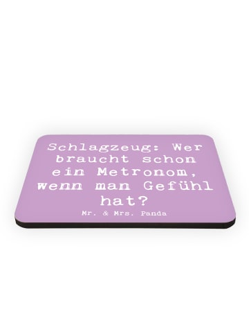 Mr. & Mrs. Panda Kühlschrank Magnet Spruch Schlagzeug Gefühl mit... in Lavendeltraum