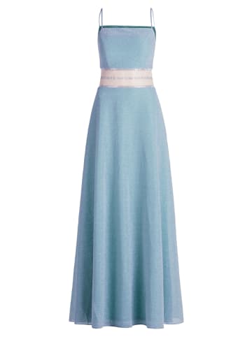 Vera Mont Abendkleid mit Effektgarn in Mint/Silver