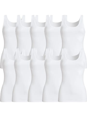 Con-ta Unterhemd 10er-Pack in weiß