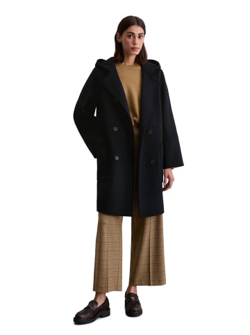 Marc O'Polo Kapuzen-Mantel relaxed in Deep Night Blue