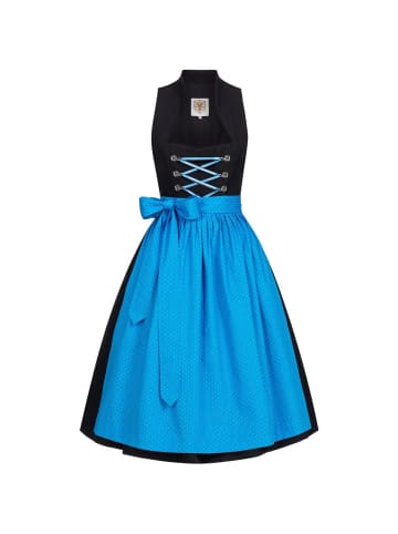 Apple of my Eye Midi Dirndl in Schwarz