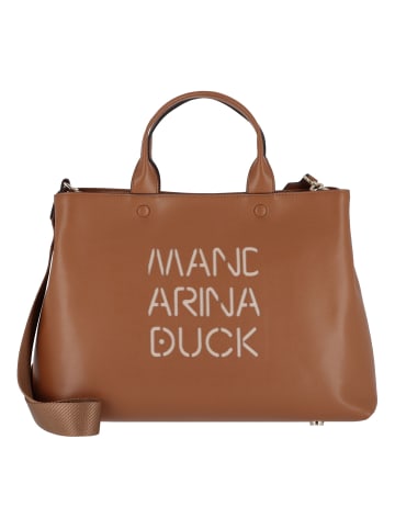 Mandarina Duck Lady Duck Handtasche Leder 35 cm in caramel cafe