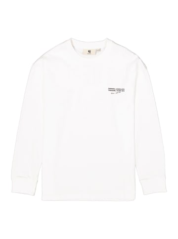 Garcia Langarmshirt mit Rückenprint in off white