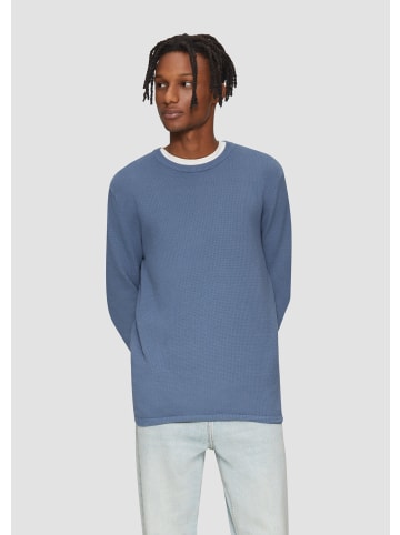 QS Strickpullover langarm in Blau