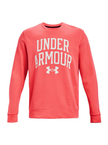Under Armour Sweatshirt Rival Terry Crew in Rot