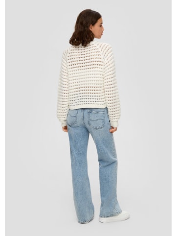 QS Strickpullover in 0200_ecru