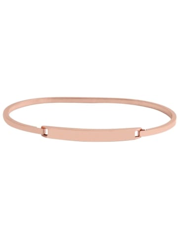 Adeliás Damen Armband – Armreif aus Edelstahl 21 cm in gold
