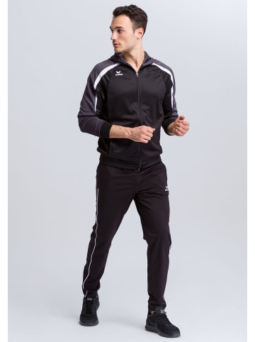 erima Liga 2.0 Trainingsjacke mit Kapuze in schwarz/weiss/dunkelgrau