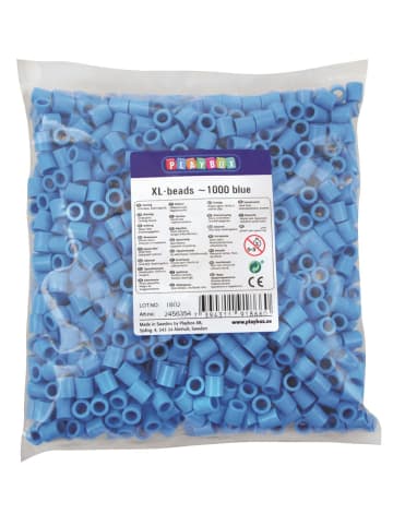Playbox XL-Perlen 1000 Stk.blau - ab 3 Jahren