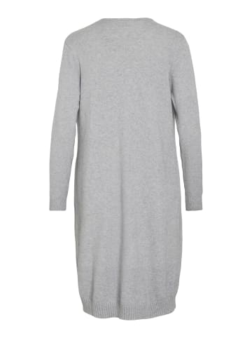 Vila Strickjacke in Light Grey Melange