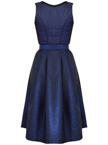 Edelnice Midi Dirndl 2-teilig in blau, gold