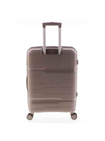 Gladiator 3800 4 Rollen Trolley 67 cm mit Dehnfalte in beige