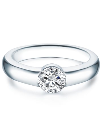 Trilani Ring Sterling Silber verziert mit Kristallen von Swarovski® weiß in silber