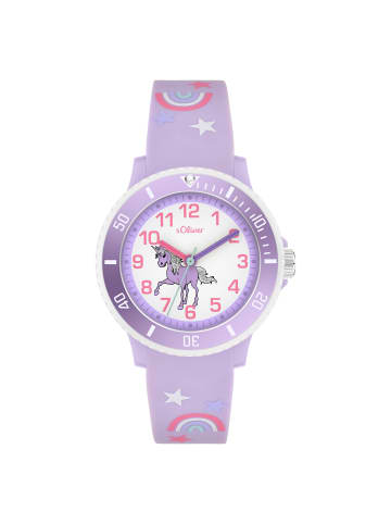 s.Oliver Armbanduhr The Magic Time in lila