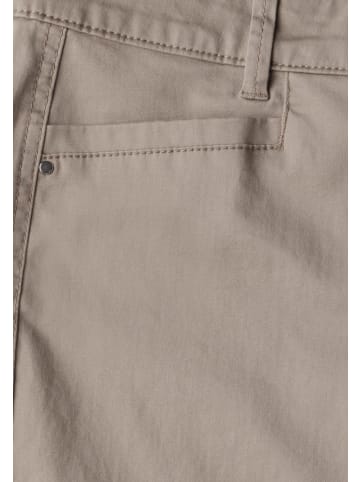 Street One Satin-Hose im Casual Fit in Beige