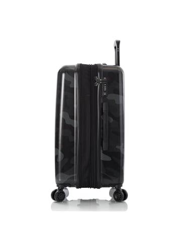 Heys Black Camo 4 Rollen Trolley M 66 cm mit Dehnfalte camo