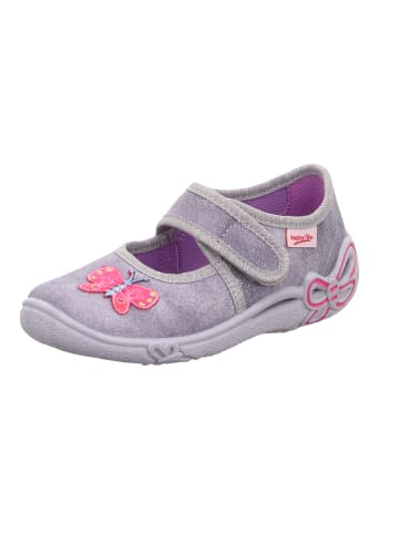 superfit Hausschuh BELINDA in Hellgrau/Pink