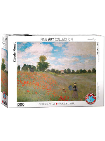 Eurographics Mohnfeld von Claude Monet 1000 Teile