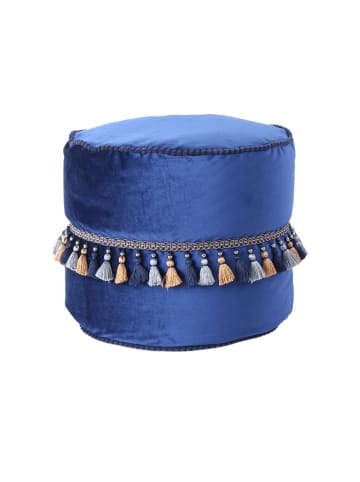 Kayoom Sitzkissen Pouf Taj Mahal in blau