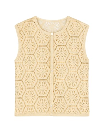 Norr oberteil Crochet in Off-white