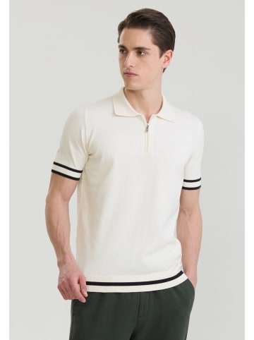 Felix Hardy Polo Shirt Kurzarm in Ecru