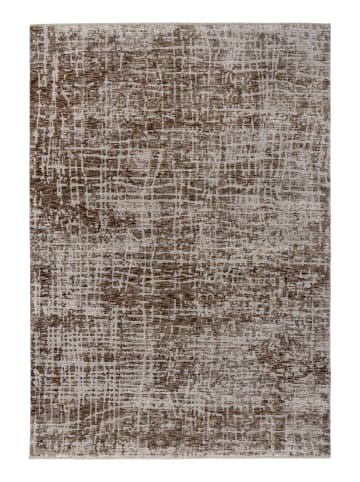 Kurzflor Teppich Alma 260 in Taupe